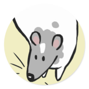 The Pack Rat Logo Sticker