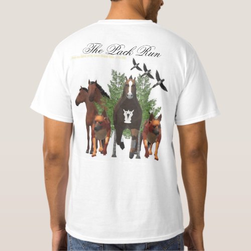 The Pack Run T_shirt by James Michael Miller 
