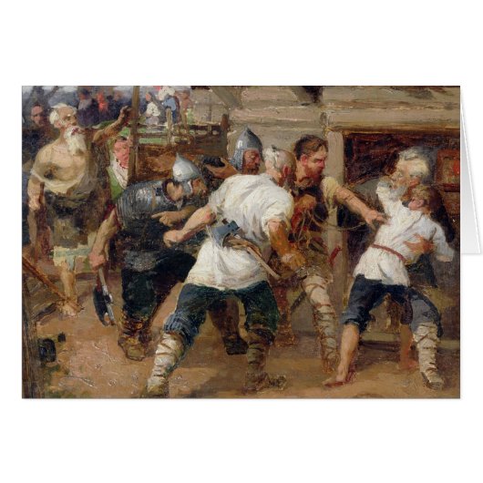 The Pagans killed the first Christians Cards (Front Horizontal)