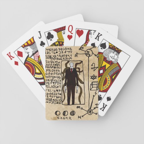 The Pages of the Necronomicon Poker Cards