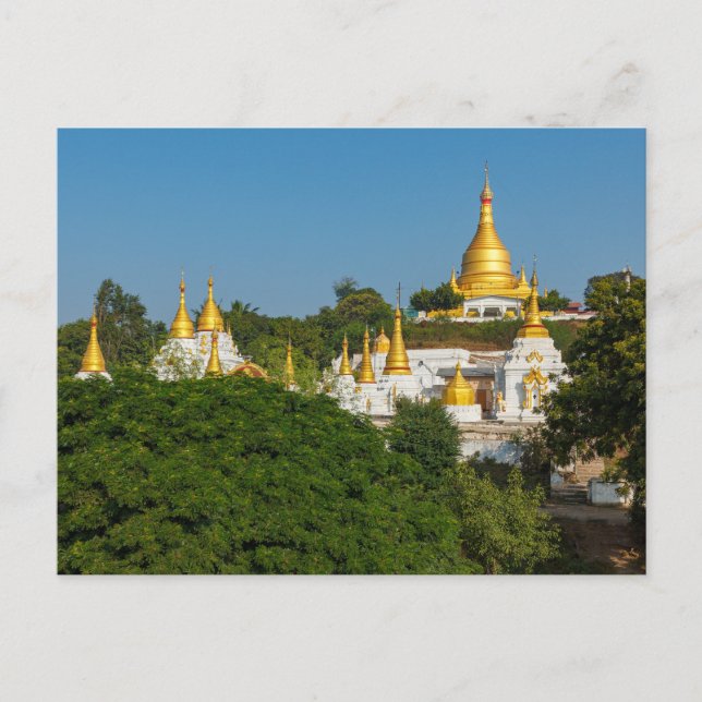 The Pagodas of Mandalay Postcard (Front)