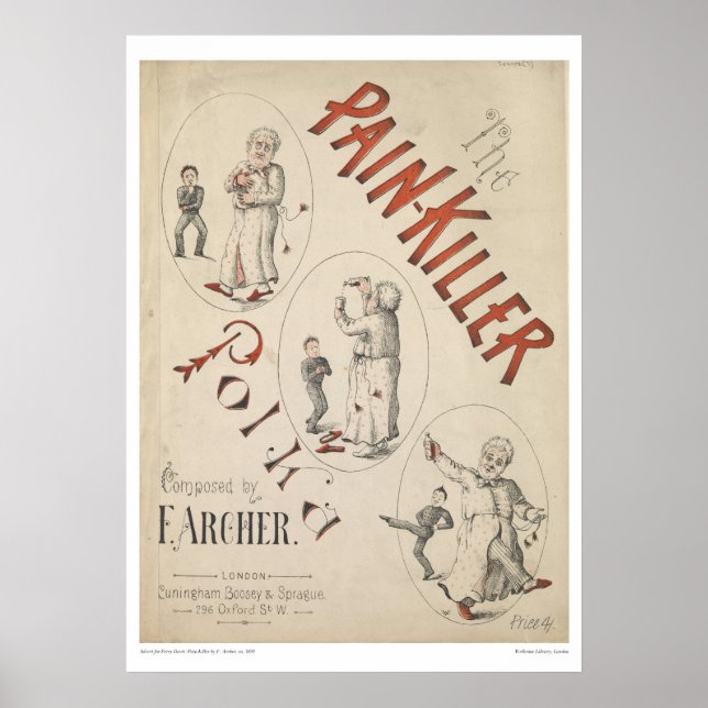 The Pain-Killer Polka Poster (Front)