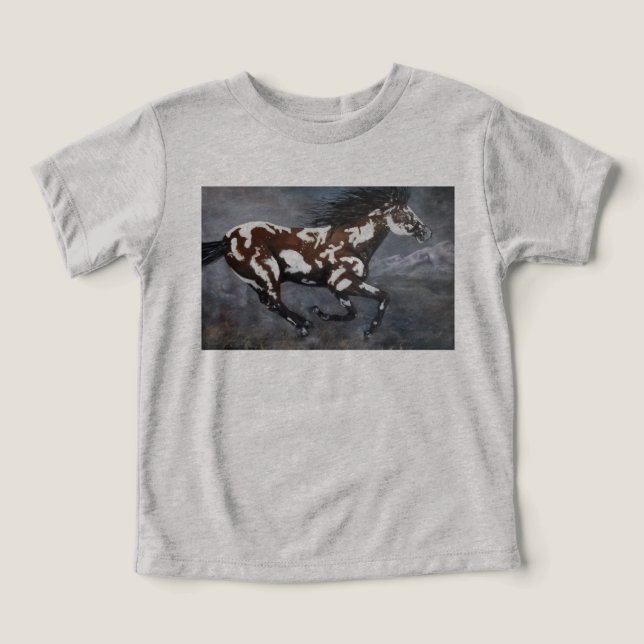 The Paint -- Cowboys Rule! Toddler T-shirt (Design Front)