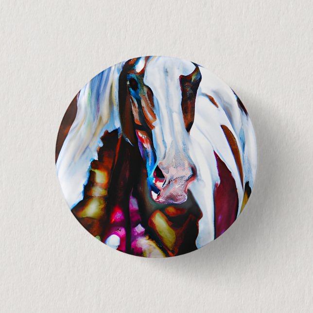 The Paint Horse Button (Front)