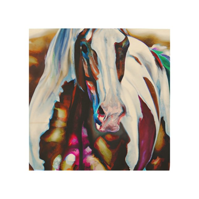 The Paint Horse Wood Wall Art (Front)