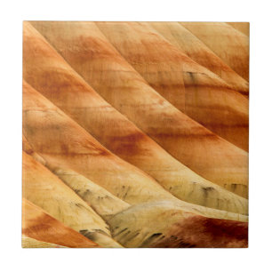 The Painted Hills In The John Day Fossil Beds 2 Tile