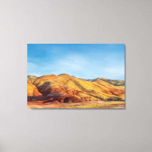 The Painted Hills In The John Day Fossil Beds Canvas Print