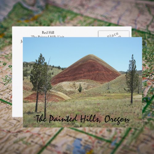 The Painted Hills Oregon Travel Photo Postcard