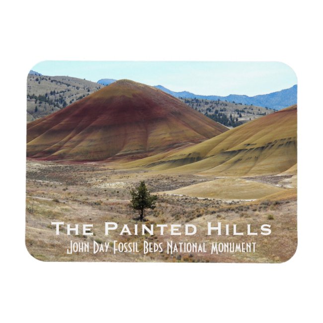 The Painted Hills Travel Photo Magnet