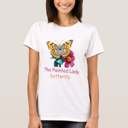The painted lady Buttefly T_Shirt