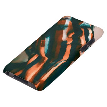 The Painted Lady of the Tigers and Waves iPod Case-Mate Case