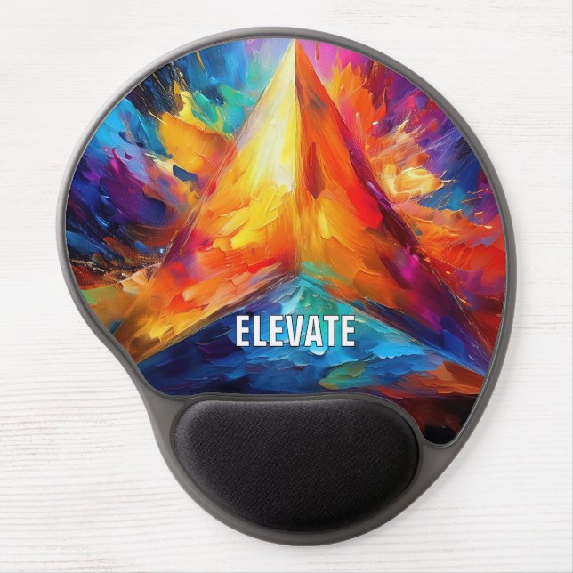 The Painted Pyramid Gel Mouse Pad (Front)