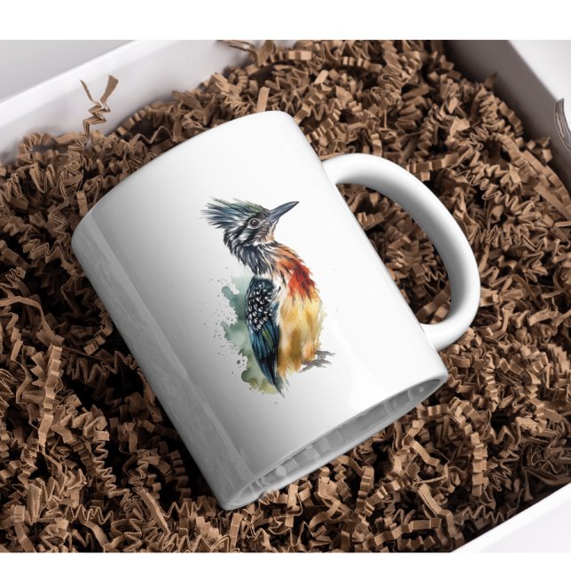 The Painted Runner, Watercolor Roadrunner Coffee Mug (Creator Uploaded)