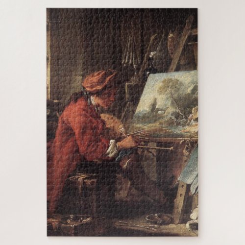 The Painter in His Studio by Franois Boucher Jigsaw Puzzle