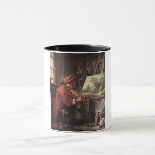 The Painter in His Studio by Franois Boucher Mug