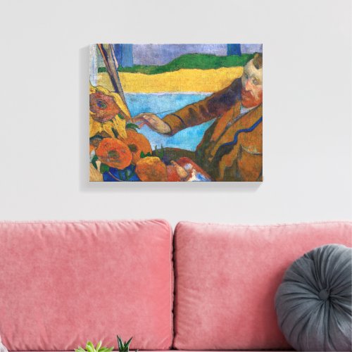 The Painter of Sunflowers  Paul Gauguin  Canvas Print