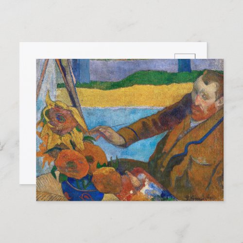 The Painter of Sunflowers  Paul Gauguin  Postcard