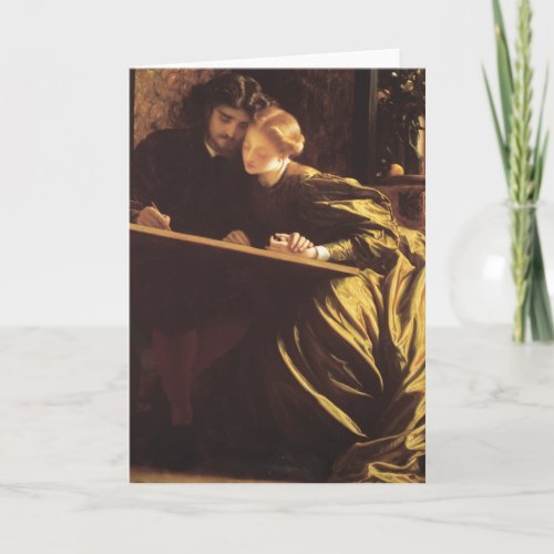 The Painters Honeymoon by Frederic Leighton Card