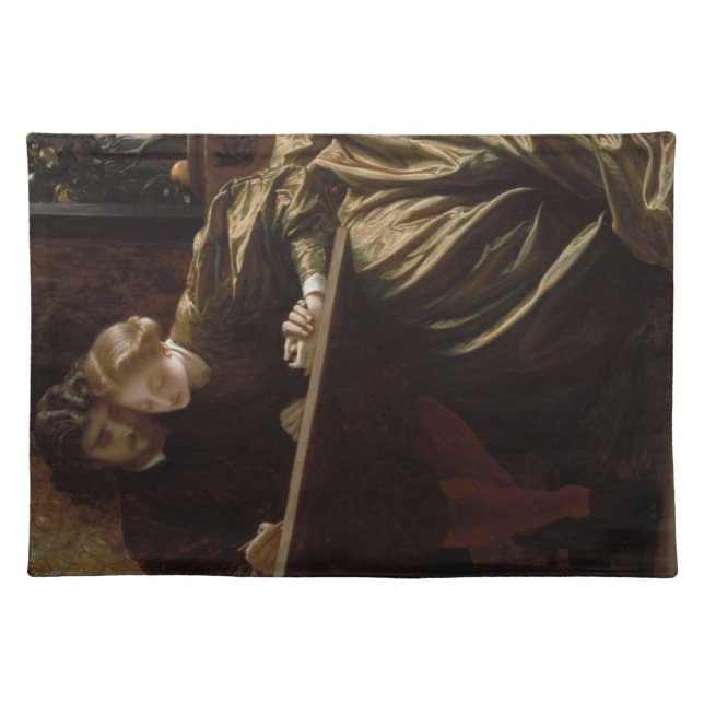 The Painter's Honeymoon (by Frederic Leighton) Cloth Placemat (Front)