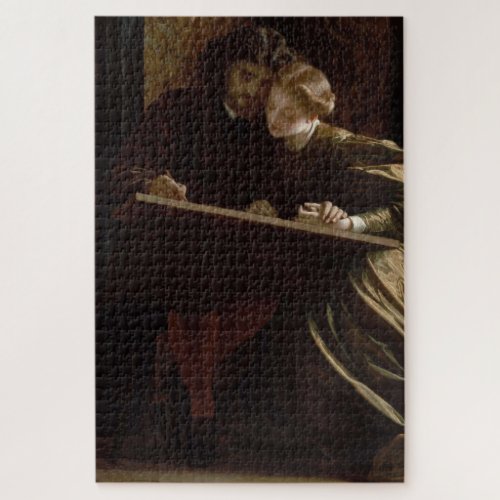 The Painters Honeymoon by Frederic Leighton Jigsaw Puzzle