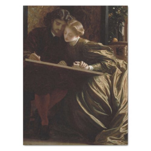 The Painters Honeymoon by Frederic Leighton Tissue Paper