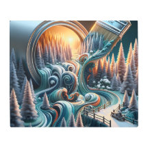 The Painter's Winter Wonderland