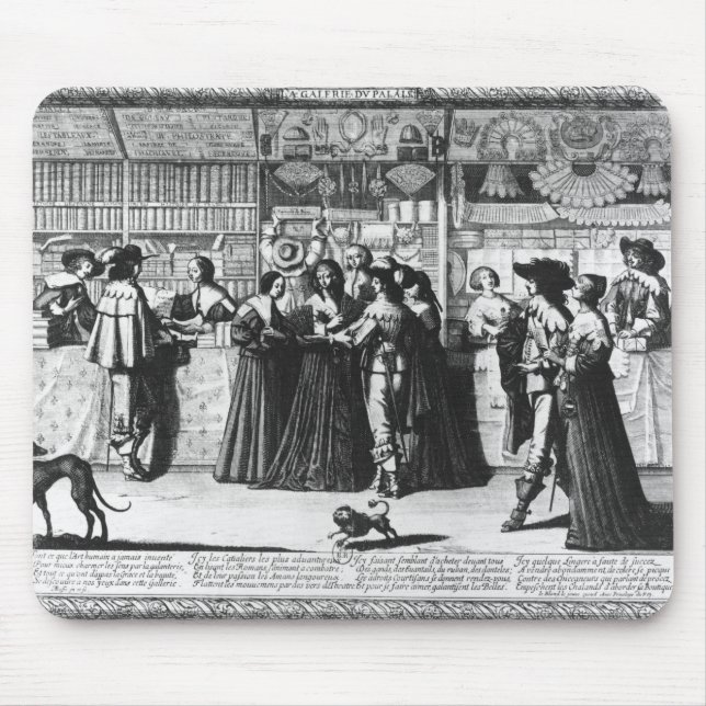 The Palace Gallery, engraved by Le Blond Mouse Pad (Front)
