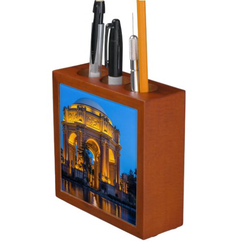 The Palace Of Fine Arts At Dawn Pencil Holder