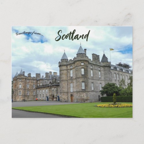 The Palace of Holyroodhouse Edinburgh Scotland Postcard