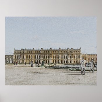 The Palace Of Versailles Poster by iiiyaaa at Zazzle