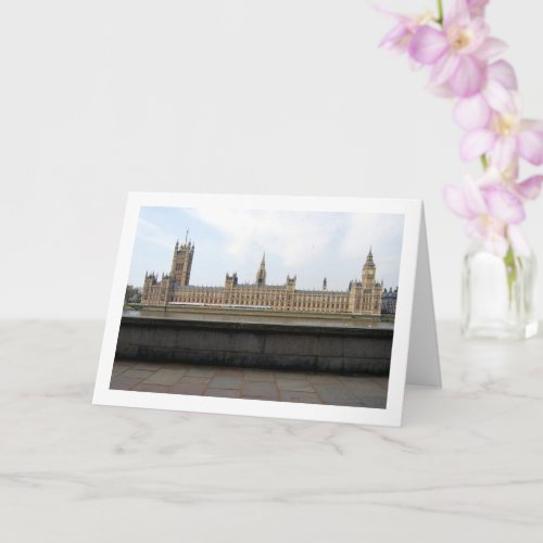 The Palace of Westminster London Card