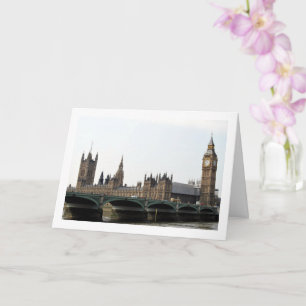 The Palace of Westminster, London, England Card