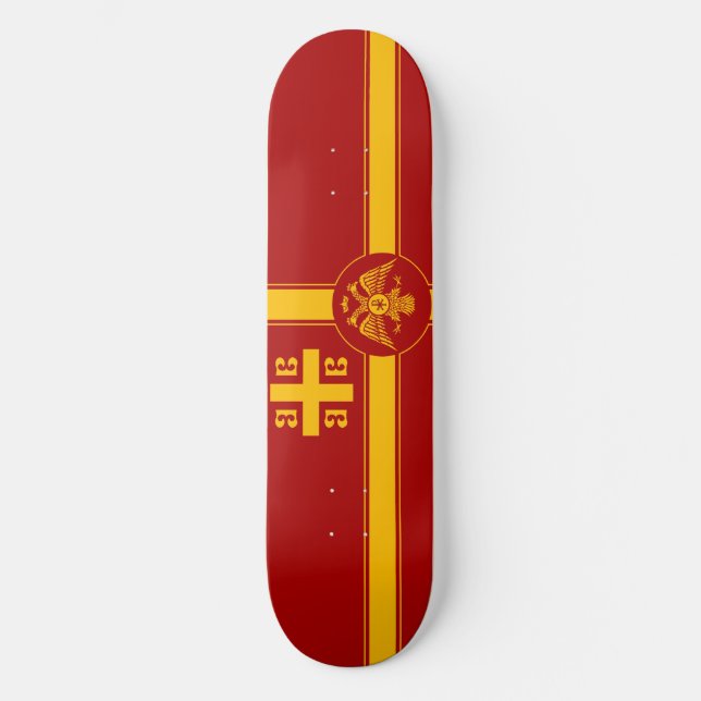 The Palaiologos Dynasty of the Byzantine Empire Skateboard Deck (Front)