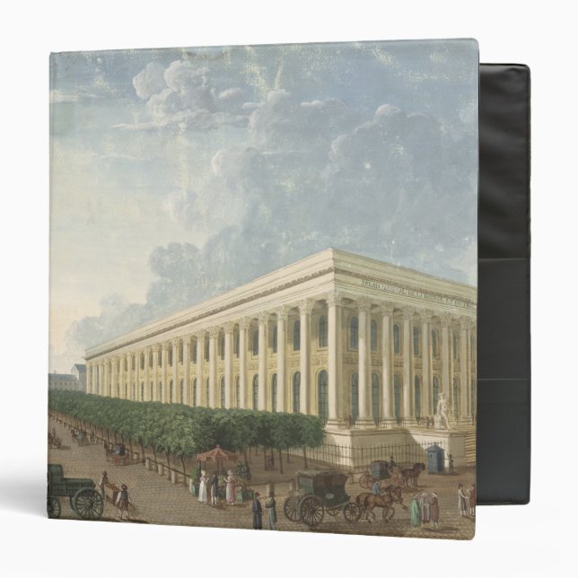The Palais de la Bourse 3 Ring Binder (Front/Inside)