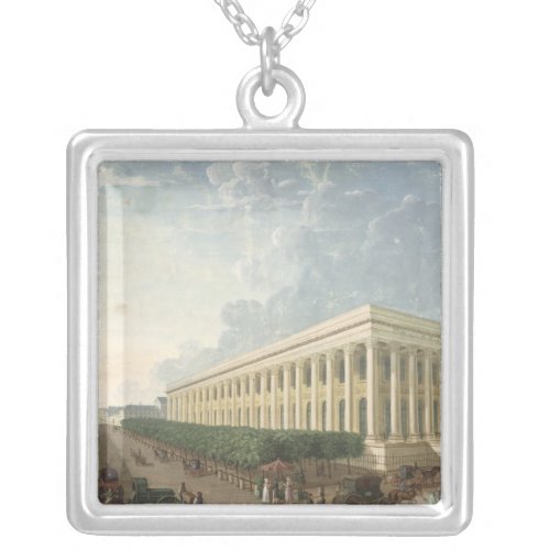 The Palais de la Bourse Silver Plated Necklace