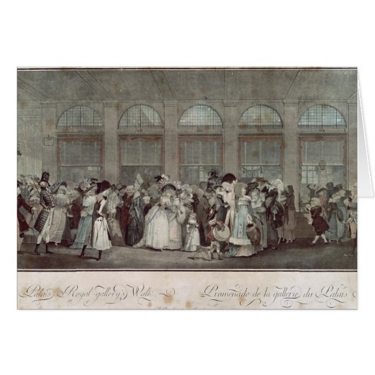 The Palais Royal Gallery's Walk, 1787 (Front Horizontal)