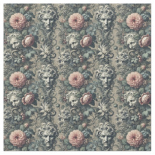The Pale Purge – Gothic Dense Tile Fabric