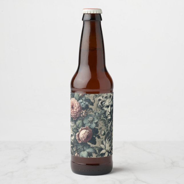 The Pale Purge – Gothic Victorian  Beer Bottle Label (Front)