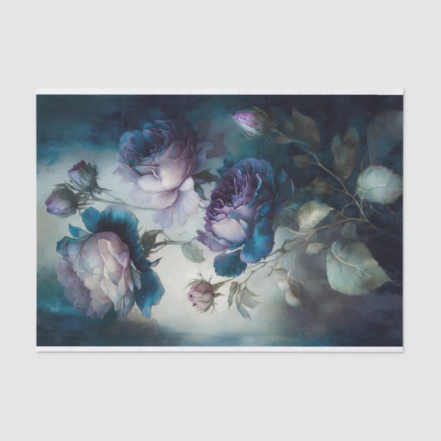 The Pale Purple Rose Tissue Paper (Front)