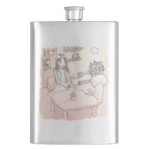 the pale rooms and soles of the feet flask