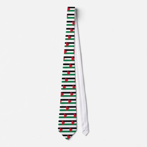 The Palestinian flag علم فلسطين Neck Tie