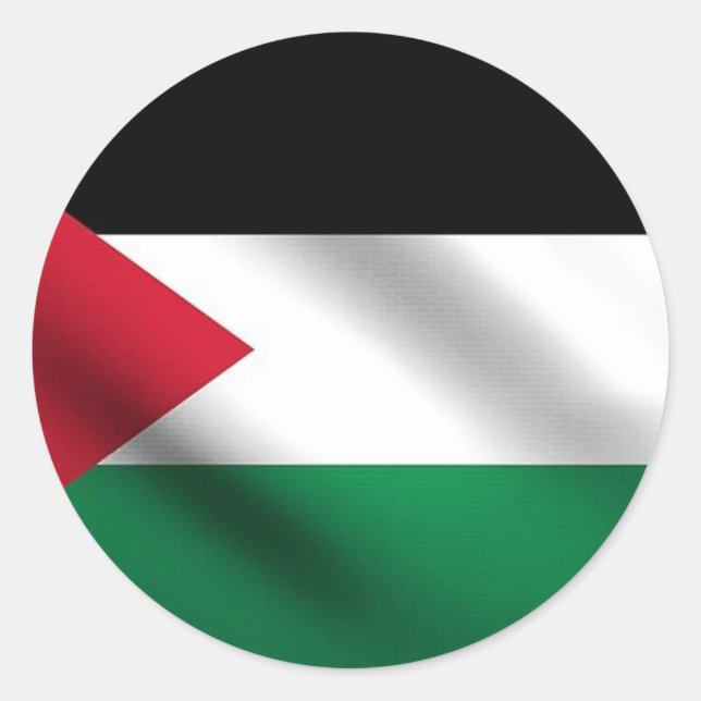 The Palestinian Flag Sticker (Front)