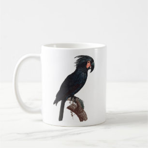 The Palm Cockatoo, Probosciger aterrimus Parrot Co Coffee Mug