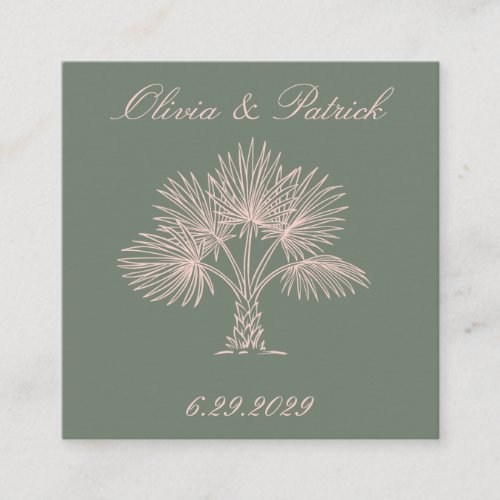 The Palm Invitation card