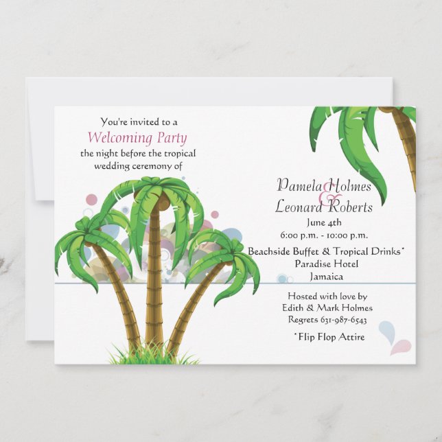 The Palms Invitation (Front)