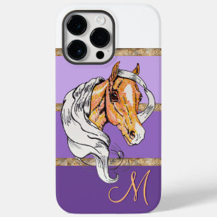 The Palomino (purple gradient/gold stripes) Case-M Case-Mate iPhone 14 Pro Max Case