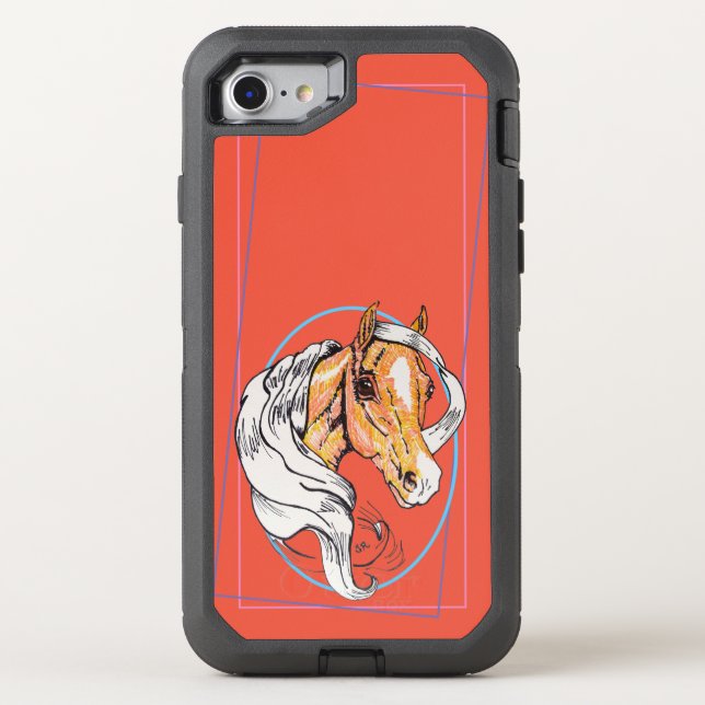 The Palomino (salmon) Otterbox iPhone Case (Back)