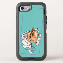 The Palomino (teal) OtterBox Defender iPhone SE/8/7 Case