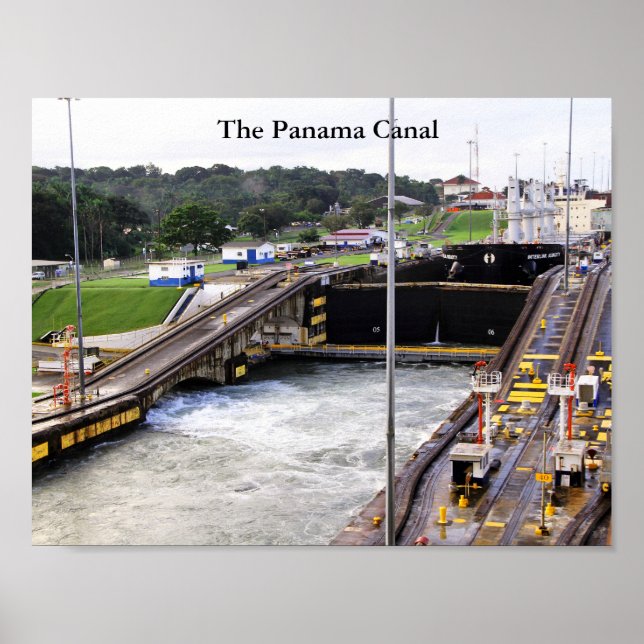 The Panama Canal, High Def Photography Poster (Front)