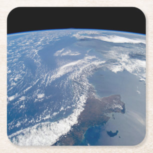 The Panama Canal. Square Paper Coaster